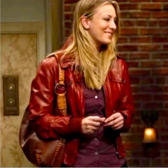 Lucky Brand Handbags - Lucky Brand Vintage Inspired Penny Whipstitch Red Leather Hobo Shoulder Bag